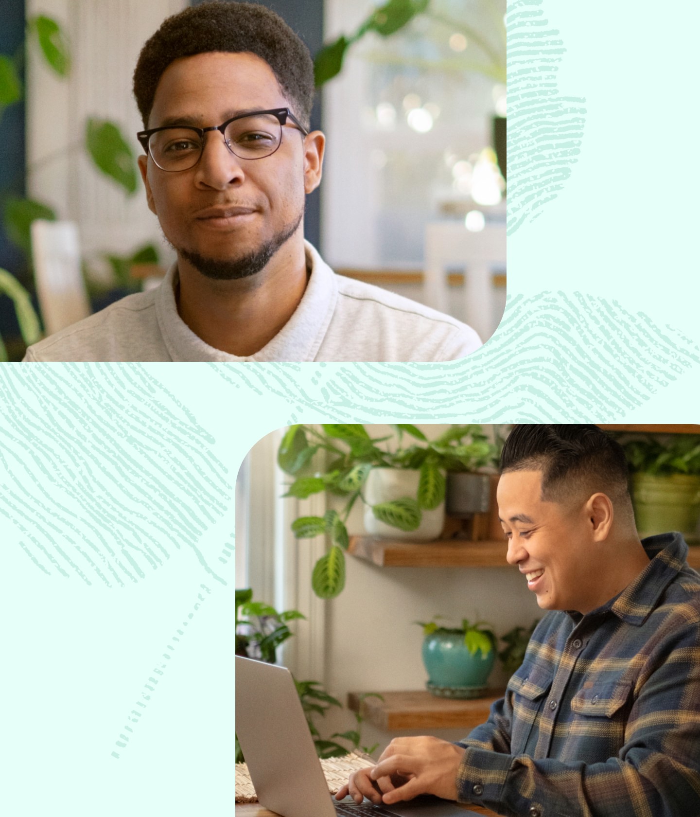 Photos of Wayne Lindsay and Marvin Roque