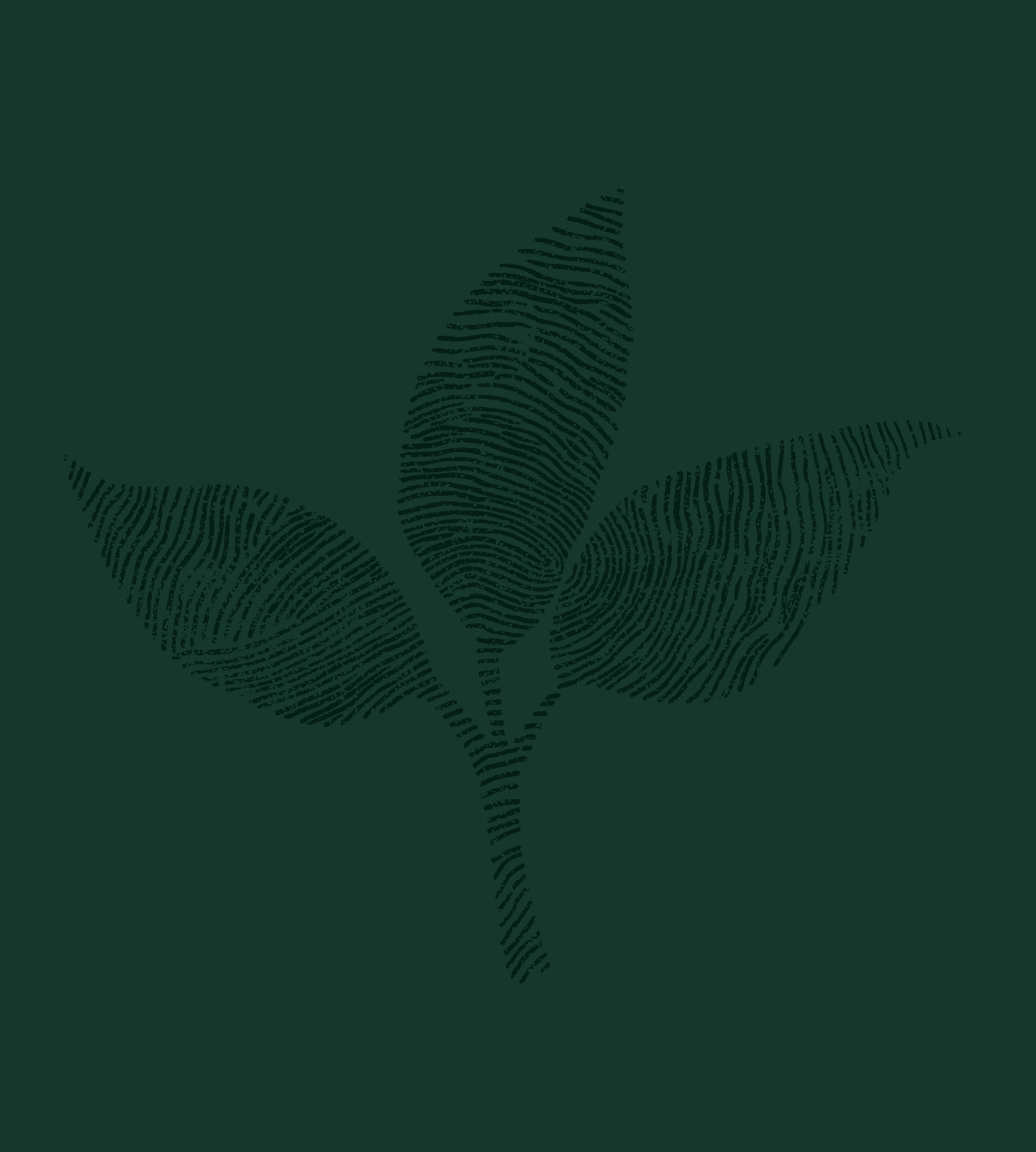 Green fingerprint botanical