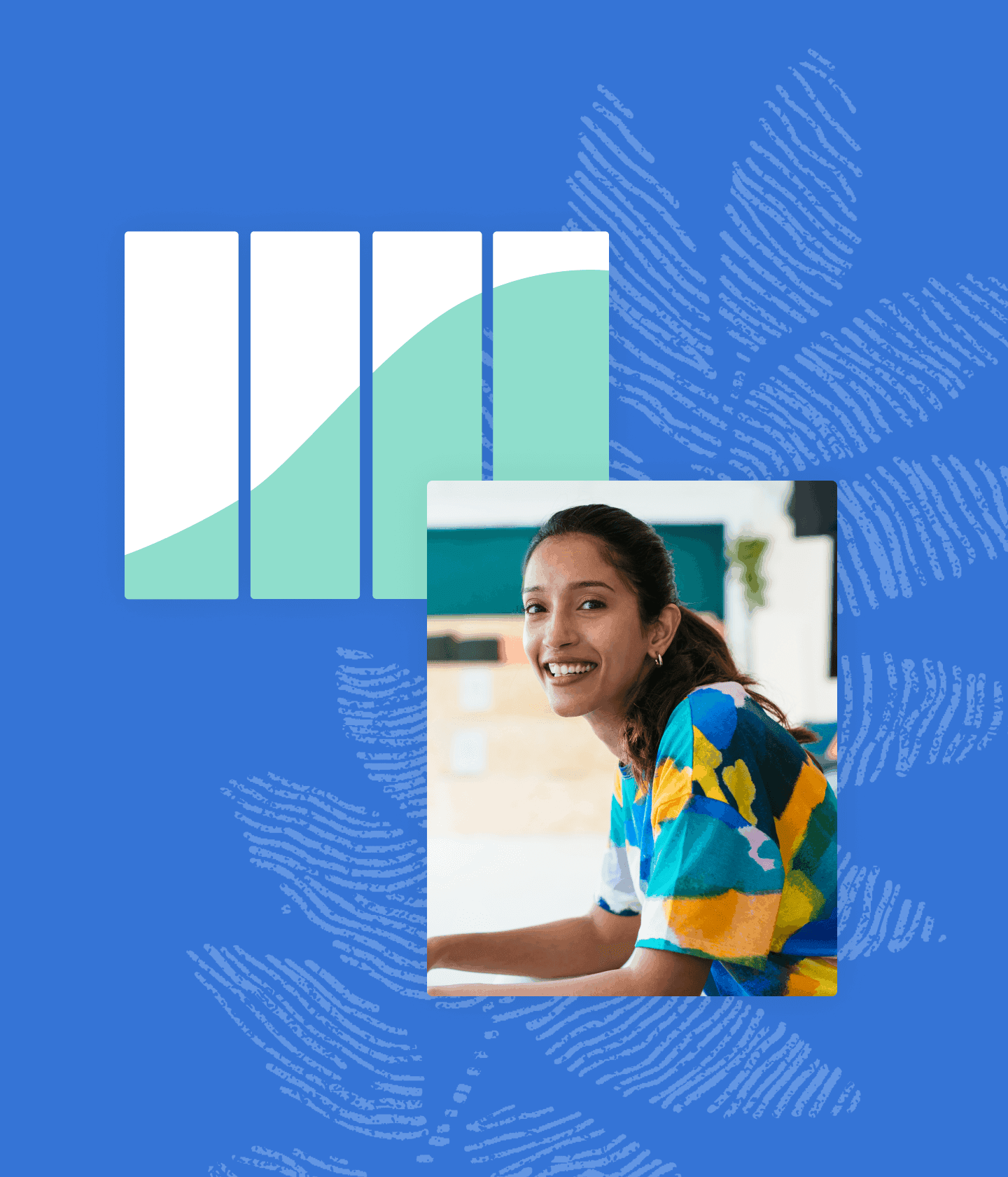 Image of a woman and the Greenhouse Hiring Maturity curve